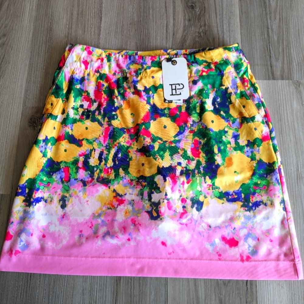 NWT Epny Golf EP Pro Monet Watercolor‎ Skort Small UV 50+